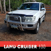 TRADIESCHOICE Bonnet Protector + Weathershield for Toyota Landcruiser 100 Series 1998-2007 | Ultimate Style and Protection